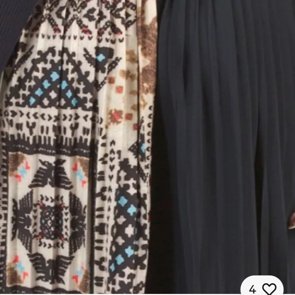 NWT DALIA MACPHEE Pleated Skirt Sweater Dress Size XL - Picture 4 of 5